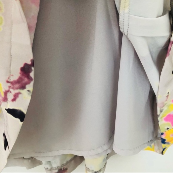 NWT Tinley Road Skirt Rainbow Watercolor Mini Tennis Gray Yellow Pink Purple - Picture 7 of 11